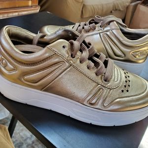 Jimmy Choo Hawaii Metallic Sneakers size 36.5